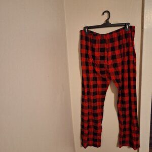 red and black lounge pants
